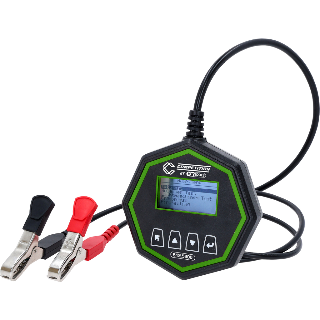 COMPETITION 12V Mini Batterietester und Ladesystemtester mit QR Code