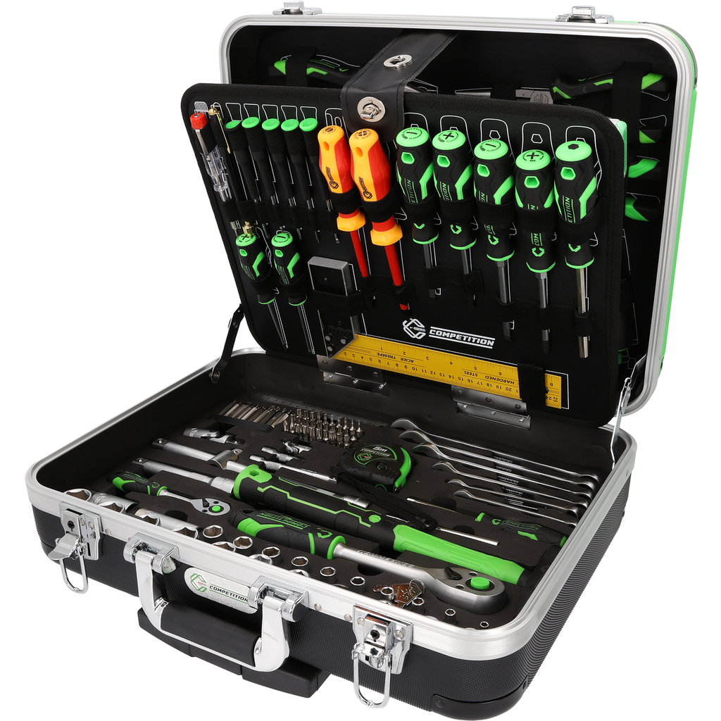 COMPETITION 1/4"+1/2" Universal-Werkzeug-Satz, 147-tlg